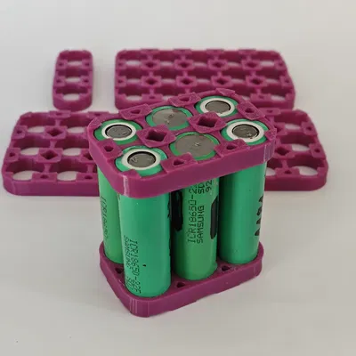 Bộ Giữ Pin 18650 Hàn Điểm | 3 Hàng