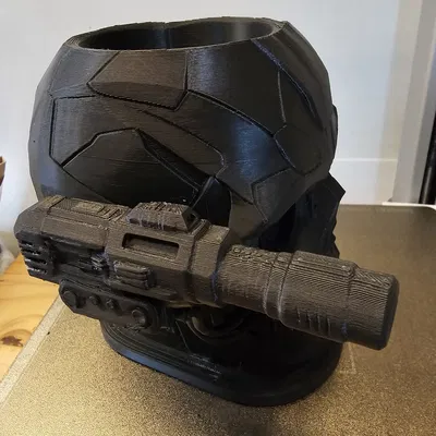 Skull Desk Tidy – Khay Đựng Bút Gothic Điêu Khắc Hình Sọ