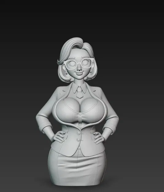 Tượng Giáo Viên Quyến Rũ - Mô Hình 3D Độc Đáo - Image 2