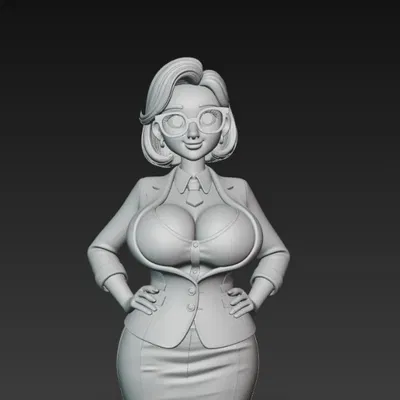 Tượng Giáo Viên Quyến Rũ - Mô Hình 3D Độc Đáo