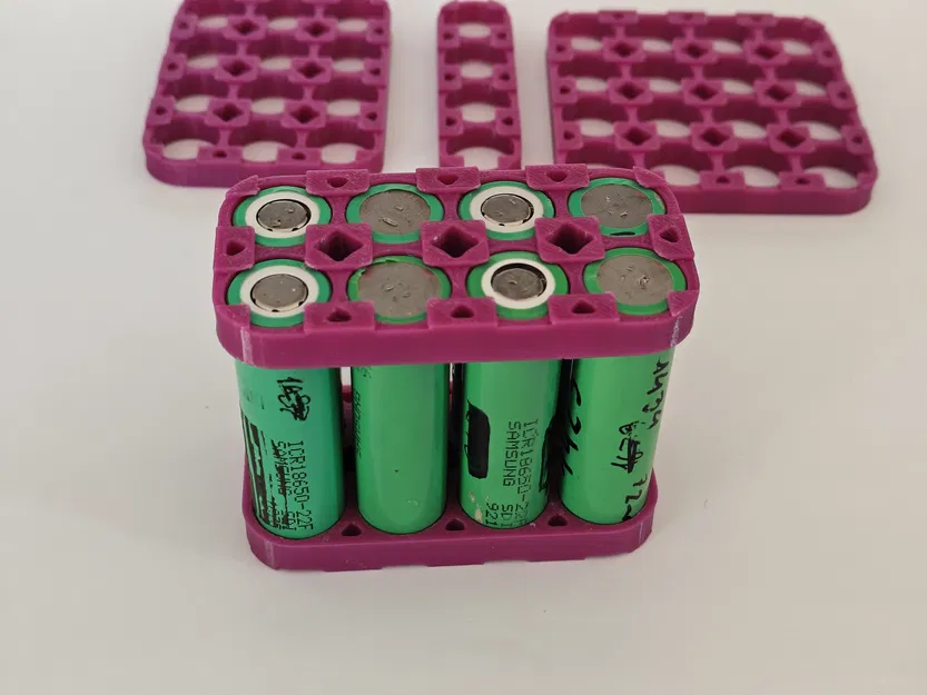 Gá Pin 18650 Hàn Spot | 4 Hàng (4x Row) - Image 2