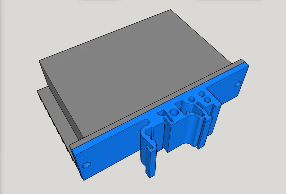 (Tùy chọn 2/2) Ngàm gắn DIN Rail cho TB6600 Microstep Driver (v2.0.0 & 2.0.1) - Image 2
