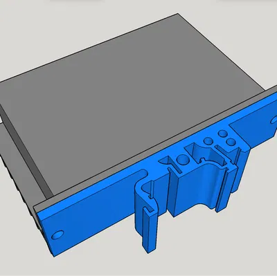 (Tùy chọn 2/2) Ngàm gắn DIN Rail cho TB6600 Microstep Driver (v2.0.0 & 2.0.1)