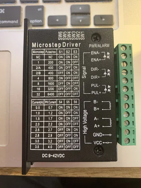 (Tùy chọn 1/2) Ngàm gài DIN Rail cho TB6600 Microstep Driver (v1.0.5) - Image 2