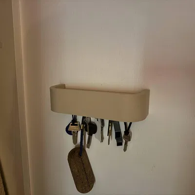 Móc Treo Chìa Khóa Modular ScandiWood – Gắn Tường Không Khoan (Wood PLA)