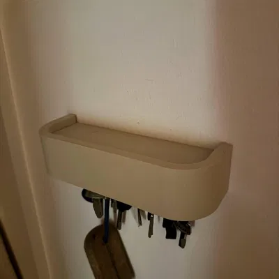 Móc Treo Chìa Khóa Modular ScandiWood – Gắn Tường Không Khoan (Wood PLA)