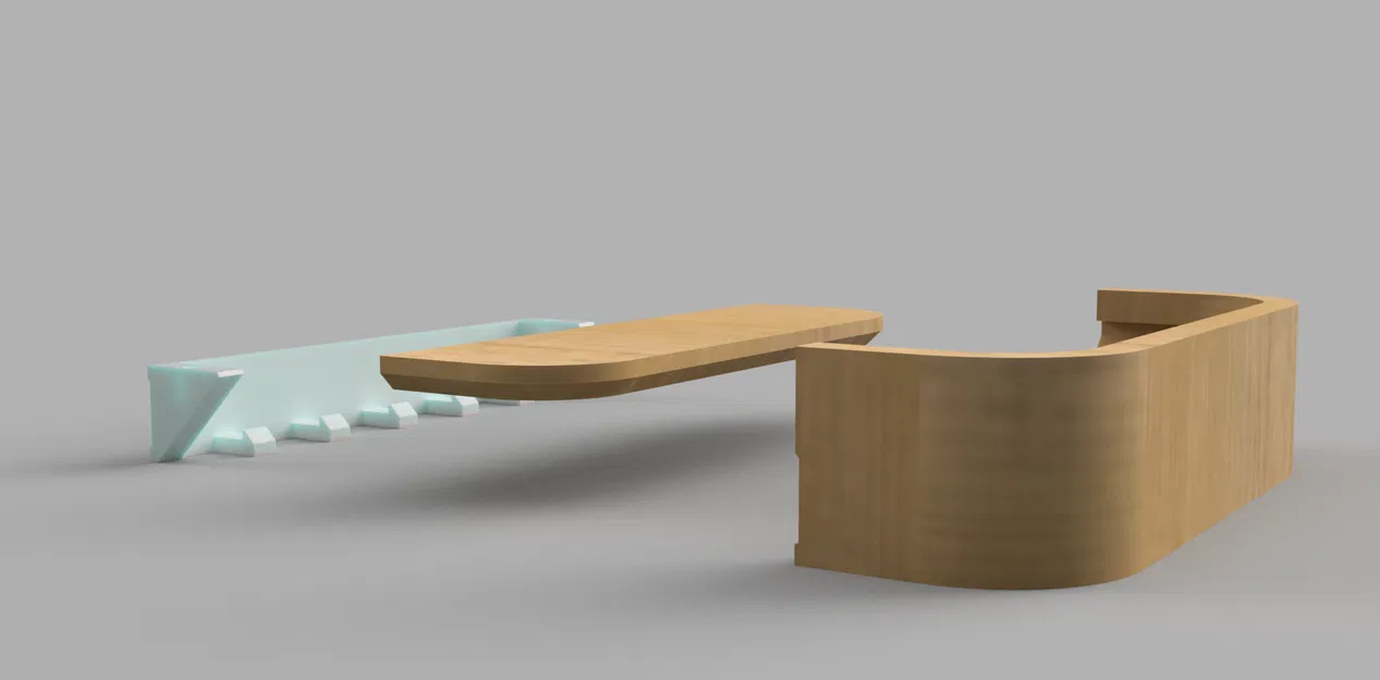 Móc Treo Chìa Khóa Modular ScandiWood – Gắn Tường Không Khoan (Wood PLA) - Image 7