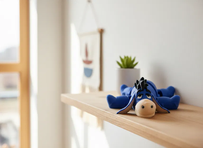 Flexi Eeyore Toy – Đồ chơi khớp dẻo để bàn - Image 1