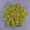 Bông Hoa Voronoi Đế Phẳng - Thumbnail 1