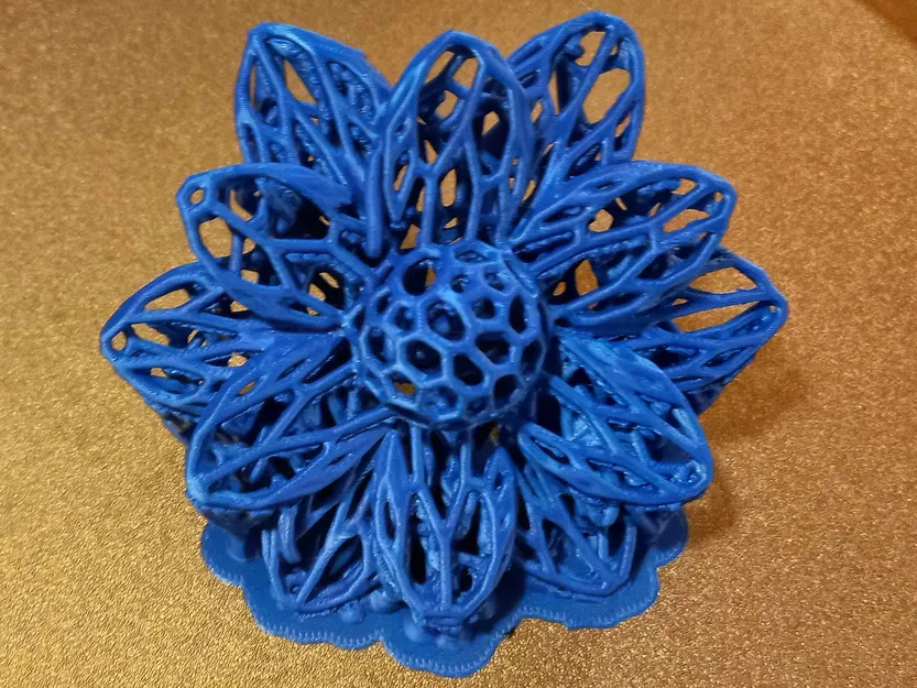 Bông Hoa Voronoi Đế Phẳng - Image 3