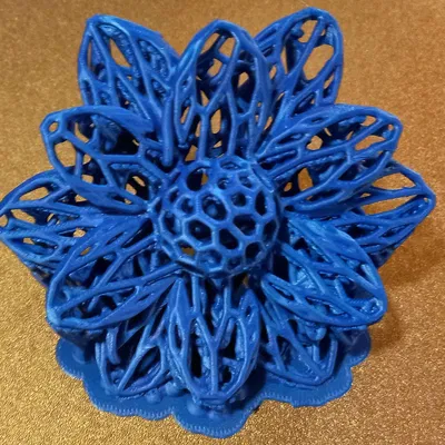 Bông Hoa Voronoi Đế Phẳng