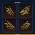 Giá Treo Cúp Sọ Rồng (Dragon Skull Trophy Mount) – File STL In 3D - Thumbnail 3