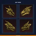 Giá Treo Cúp Sọ Rồng (Dragon Skull Trophy Mount) - File STL In 3D - Thumbnail 3