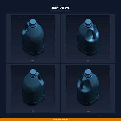 Tay Cầm Rót Kẹp Gắn Hộp Sữa/Carton, Cầm Chắc Tay - File STL In 3D