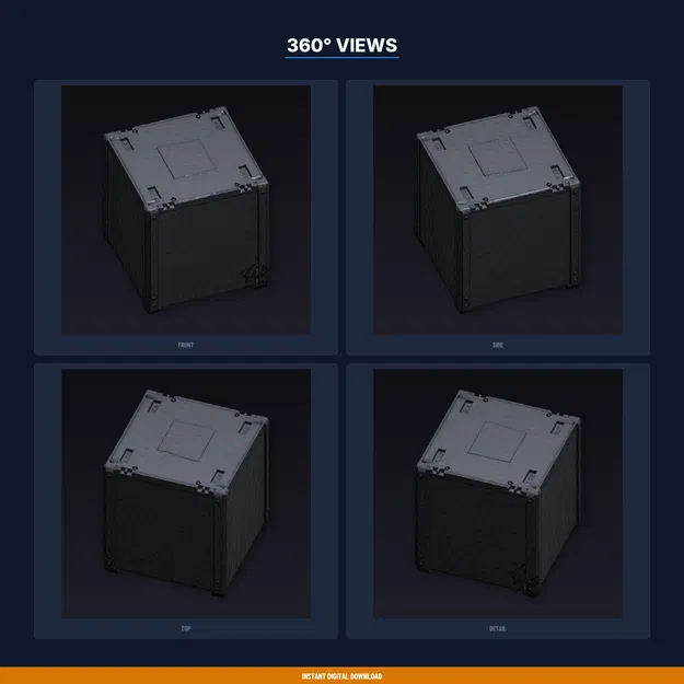 Hộp Dự Án Điện Tử Cỡ Lớn, Cutouts Tùy Biến, Nắp Vặn Vít - File STL In 3D - Image 3