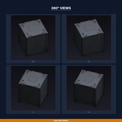 Hộp Dự Án Điện Tử Cỡ Lớn, Cutouts Tùy Biến, Nắp Vặn Vít - File STL In 3D