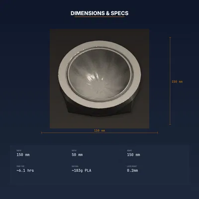 Kệ nâng tô ăn thú cưng tối giản hiện đại, vừa tô chuẩn – File STL in 3D