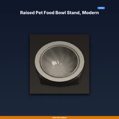 Kệ Tô Ăn Nâng Cao Cho Thú Cưng, Tối Giản Hiện Đại, Fit Tô Chuẩn - STL