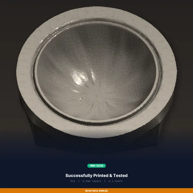 Kệ Tô Ăn Nâng Cao Cho Thú Cưng, Tối Giản Hiện Đại, Fit Tô Chuẩn - STL - Image 8