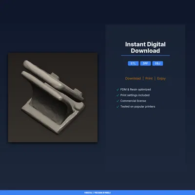 Giá Đỡ E-Reader Rảnh Tay, Kẹp Kindle, Dễ Lật Trang – File STL In 3D