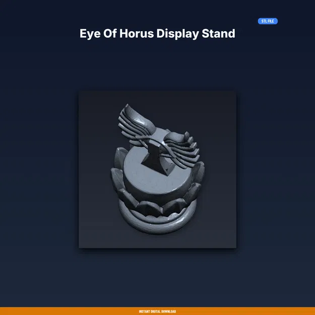 Kệ Trưng Bày Eye Of Horus - File STL 3D Printable - Image 1