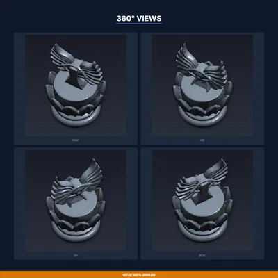 Kệ Trưng Bày Eye Of Horus - File STL 3D Printable