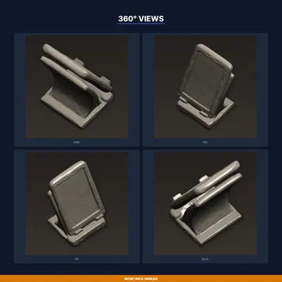 Giá đỡ e-reader rảnh tay, kẹp Kindle, dễ lật trang – file STL in 3D