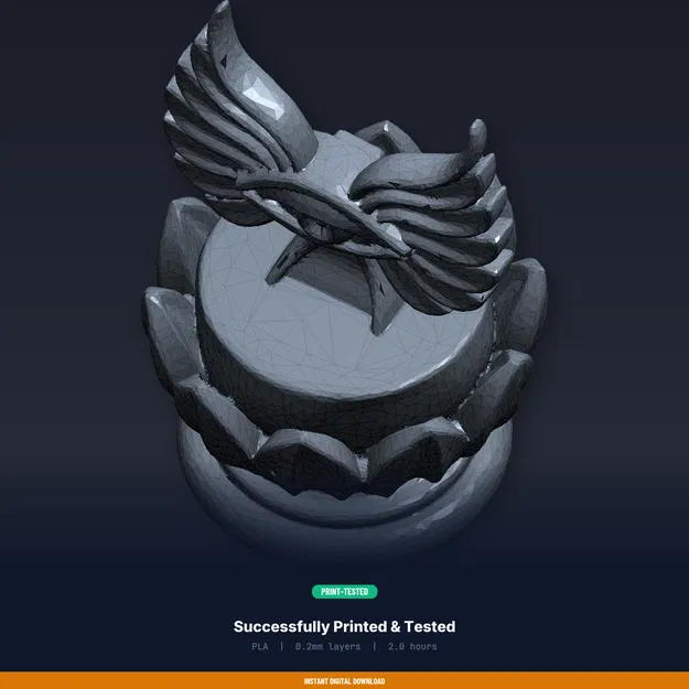 Kệ Trưng Bày Eye Of Horus - File STL 3D Printable - Image 8