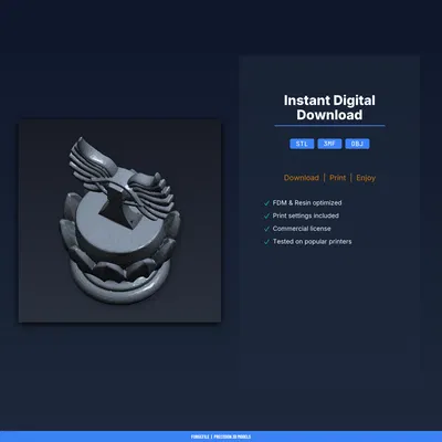 Kệ Trưng Bày Eye Of Horus - File STL 3D Printable