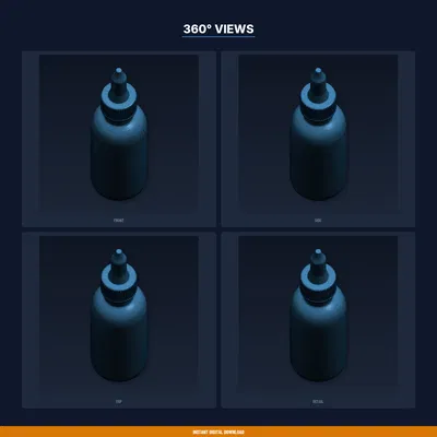 Cữ Định Vị Chai Thuốc Nhỏ Mắt, Giữ Chai Trên Mắt, Tránh Lãng Phí - STL