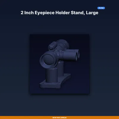 Đế Giữ Eyepiece 2 Inch Cho Kính Thiên Văn, Chứa 3 (File STL In 3D)