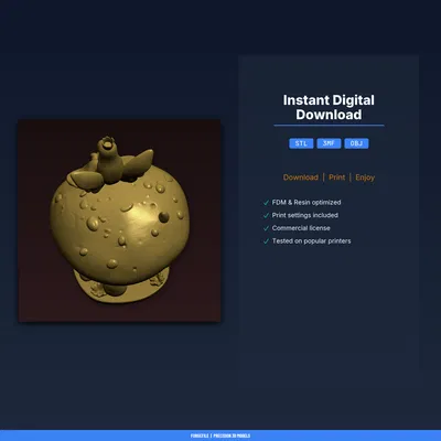 Nữ Hoàng Tiên Ngồi Trên Nấm – File STL In 3D