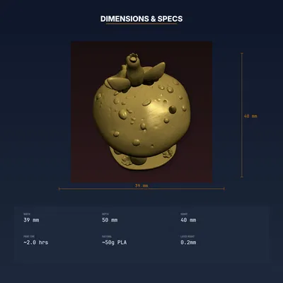 Nữ Hoàng Tiên Ngồi Trên Nấm - File STL In 3D