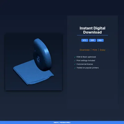 Vỏ Ốc Xoắn Fibonacci - File STL 3D In Được