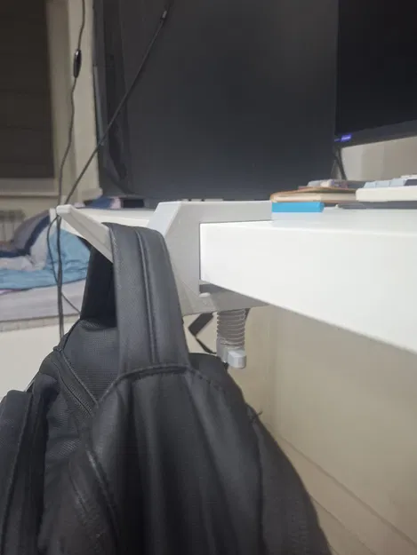 Móc Treo Bàn Kẹp Chịu Lực Nặng (Heavy-Duty Desk Clamp Hook) - Image 1