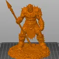 Bloodbound Realms – Orc – Ironfang Spearman (Miniature STL Dark Fantasy in 3D) - Thumbnail 5