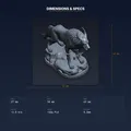 Tượng Sói Fenrir Bị Trói (Fenrir Bound Wolf Figurine) - File STL In 3D - Thumbnail 4
