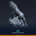 Tượng Sói Fenrir Bị Trói (Fenrir Bound Wolf Figurine) - File STL In 3D - Thumbnail 8