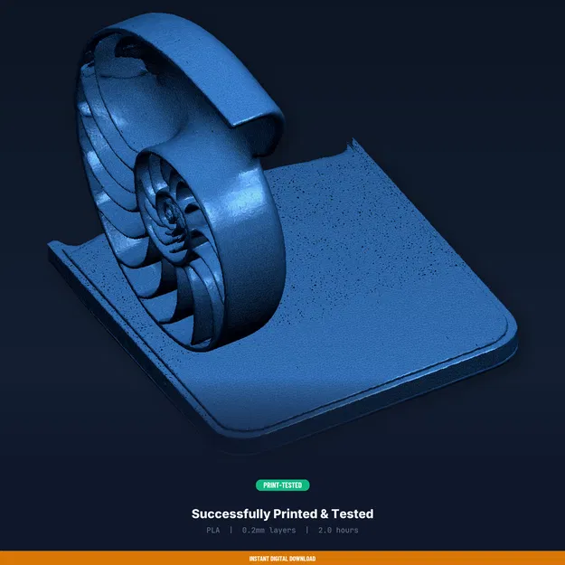 Vỏ Ốc Xoắn Fibonacci – File STL In 3D - Image 8