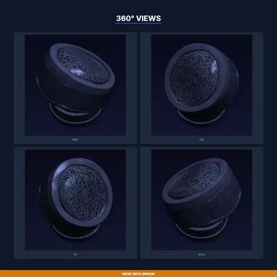 Nắp chắn bụi focuser kính thiên văn 2 inch – file STL in 3D giữ sạch quang học