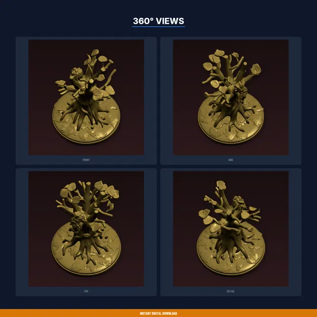 Forest Guardian Tree Ent - File STL 3D in được - Image 3