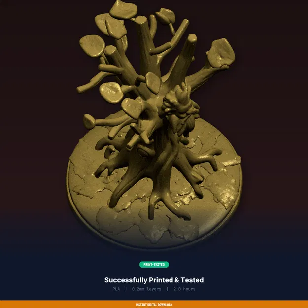 Forest Guardian Tree Ent - File STL 3D in được - Image 8