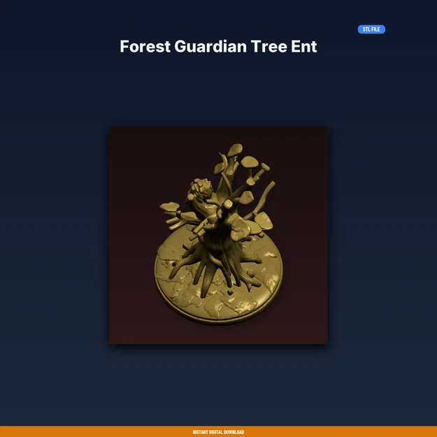 Forest Guardian Tree Ent - File STL 3D in được - Image 1