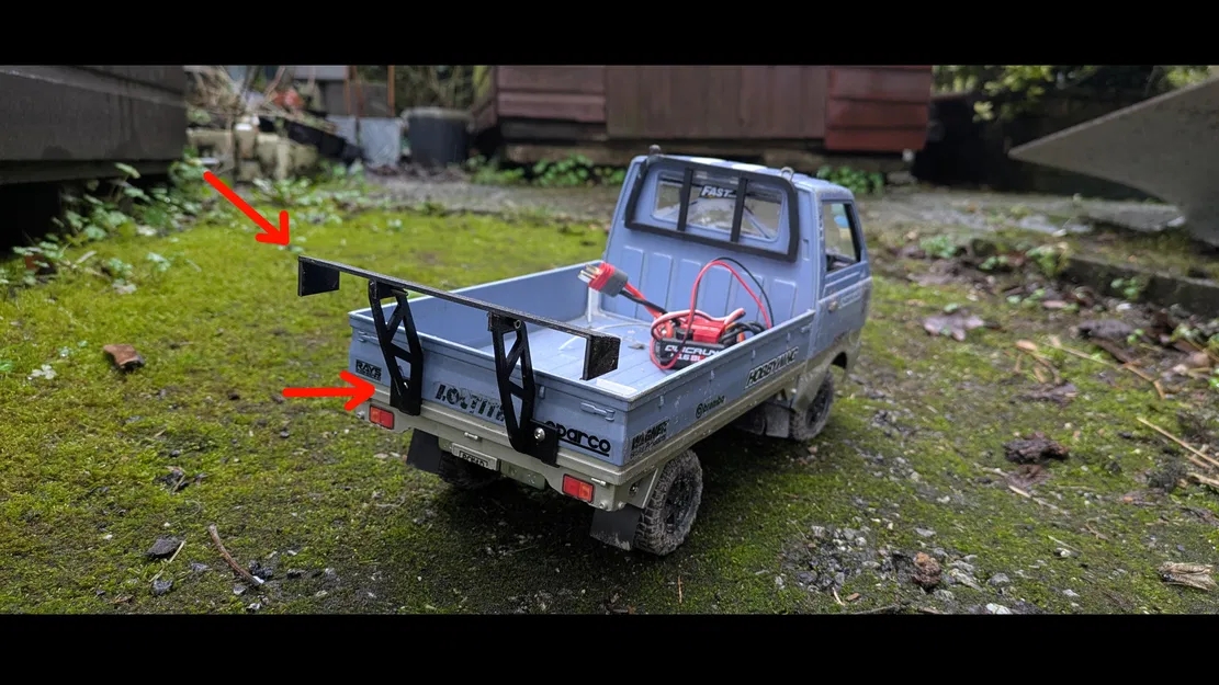 Cánh gió sau WPL D12 (WPL D12 Rear Wing) - Image 2