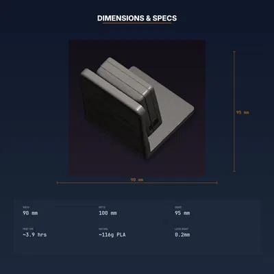 Kệ Trưng Bày Máy Game Cầm Tay Retro Nhỏ Gọn – File STL In 3D