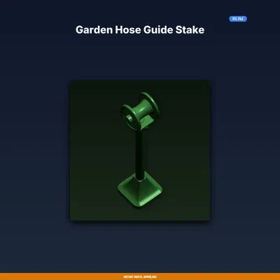 Cọc dẫn hướng ống tưới vườn (Garden Hose Guide Stake) - File STL in 3D