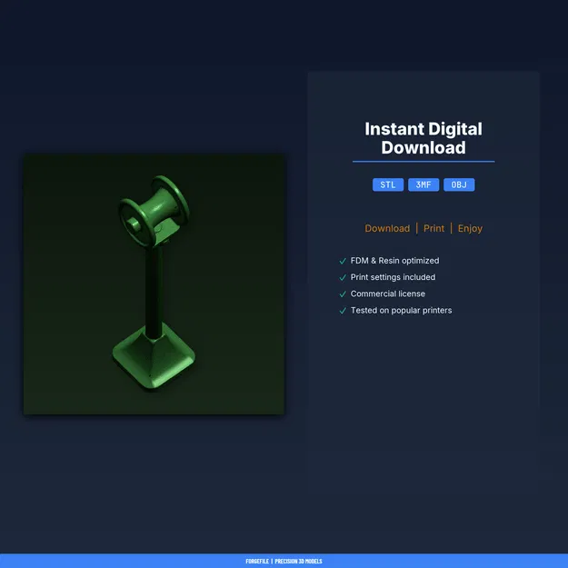 Cọc Dẫn Hướng Ống Nước Tưới Vườn – File STL In 3D - Image 2