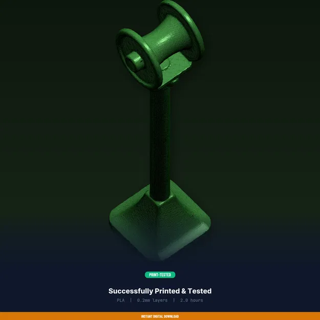 Cọc dẫn hướng ống tưới vườn (Garden Hose Guide Stake) - File STL in 3D - Image 8