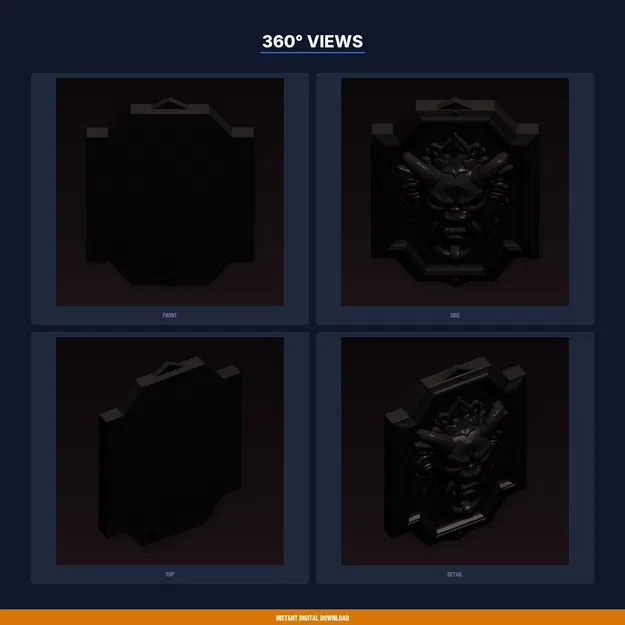 Gargoyle Door Knocker - File STL In 3D - Image 3