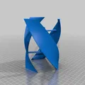 Desktop Helical VAWT (Tuabin gió trục đứng xoắn để bàn) - Thumbnail 1